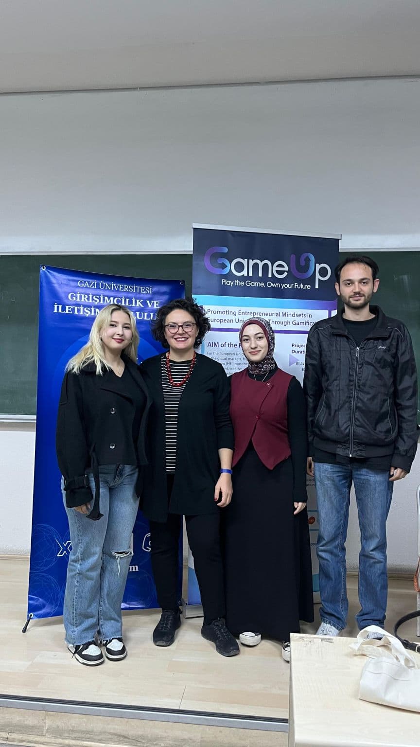 GAMEUP Erasmus+ ve Gazi Üniversitesi Girişimcilik etkinliği